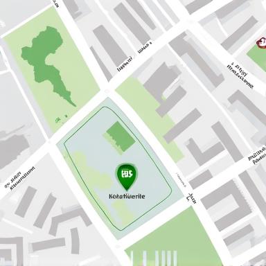Statische Karte von Stuttgart mit der Bürostandort von Wertefluss Partners